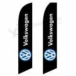 auto show polyester volkswagen werbung swooper flagge
