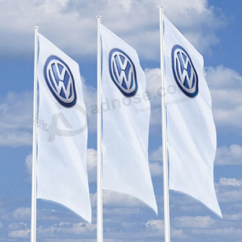 polyester volkswagen logo straßenmast werbebanner