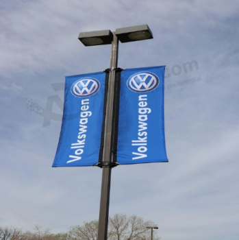 индивидуальный дизайн Volkswagen прямоугольник знак Volkswagen Street полюс баннер