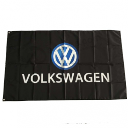 Factory custom 3x5ft polyester Volkswagen advertising banner flag