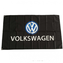 fabrik benutzerdefinierte 3x5ft polyester volkswagen werbung banner flagge
