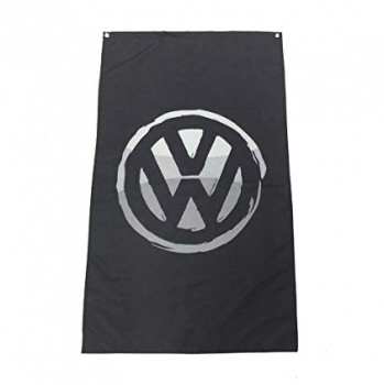 Volkswagen Logo Flag Custom Printing Polyester Volkswagen Banner