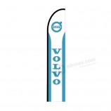 atractiva publicidad promocional impresa al aire libre publicitaria swooper flutter feather flag / banner flag 11.5 pies - Alt volvo flag only