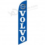 Volvo 12ft Stock Feather Flag Kit with Pole and Spike