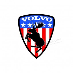 Myswedishparts Volvo Prancing Moose Sticker USA Flag 3 Inch