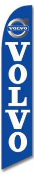 Drapeau Volvo Feather Banner de 12 pi x 2,5 pi - DRAPEAU SEULEMENT - OFFRE D’UNE DURÉE LIMITÉE