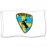 volvo vlaggen 3x5ft 100% polyester, canvas kop met metalen doorvoertule