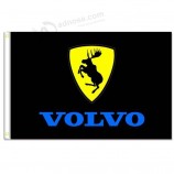 Bannière drapeau King Volvo 3X5FT 100 % polyester, tête en toile avec œillet en métal