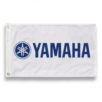 bandeira de yamaha banner poliéster bandeira de publicidade yamaha