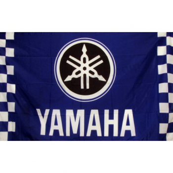 Yamaha-Bewegungslogoflagge 3 * 5ft im Freienyamaha-Selbstfahne