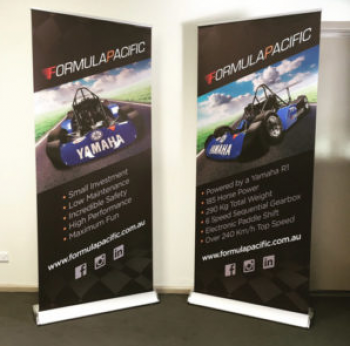 Affichage enroulable pour la publicité Yamaha