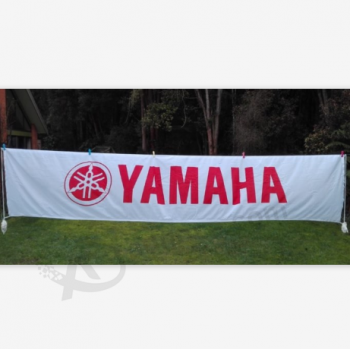 Outdoor Flying Yamaha Rectangle Banner for Car Advertising
