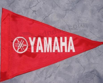 alta qualidade poliéster yamaha triângulo bunting bandeira personalizado