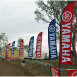fliegende yamaha werbung swooper flagge mit aluminiumstange