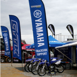 doppelseitige yamaha motor werbung feder banner flagge