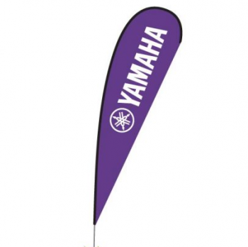 yamaha beach flag polyester yamaha logo feder strand flagge