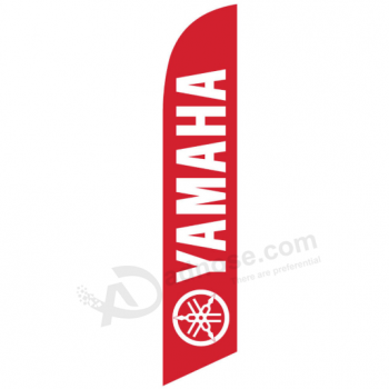 Drapeau Yamaha Swooper Logo Yamaha Drapeau Plume Personnalisé