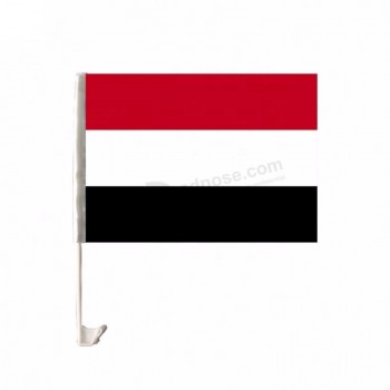 Good Selling Durable polyester flag Yemen Car windows flag