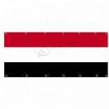Großhandel individuell bedruckte Jemen Mesh Flagge