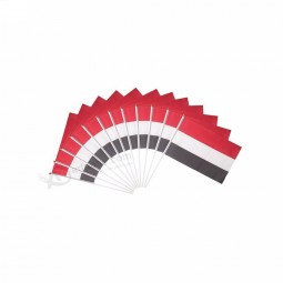 Yemen 30 * 45cm ondeando la bandera a mano