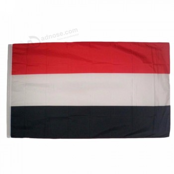 Stoter de haute qualité 3x5 FT drapeau du Yémen avec œillets en laiton polyester drapeau de pays