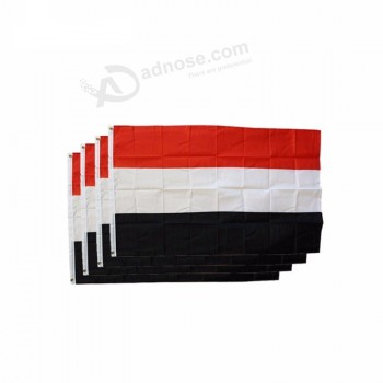 4 * 6ft alle Dekoration Jemenflagge des Landnationalfeiertags im Freien