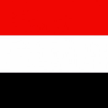 bandera de país nacional de yemen siria de impresión promocional de poliéster personalizada con poste