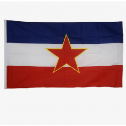 jugoslawien nationalflagge polyestergewebe jugoslawien landesflagge