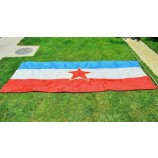 jugoslawien staatsflagge sfrj ERA vor 1991 ROT sterngröße 270 x 120 cm