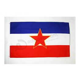 Jugoslawien Fahne 3 'x 5' - Jugoslawische Fahnen 90 x 150 cm - Banner 3x5 ft