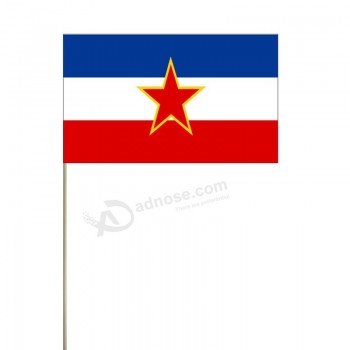 reino da jugoslávia 1918-1943 bandeira em miniatura