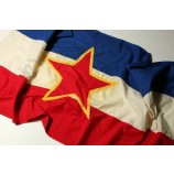 sfrj jugoslawien flagge Alter Typ - originales Objekt mit Seele - 160 x 70 cm
