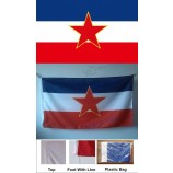 Altjugoslawien Fahne 90 x 150 cm Polyester 1945-1992 sfrj Jugoslawien Jugoslawien Fahne