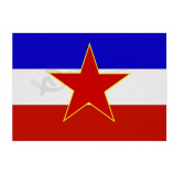 cartel de bandera de yugoslavia de alta calidad personalizado al por mayor