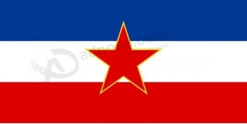 4 'x 6' yugoslavia viento fuerte, bandera china