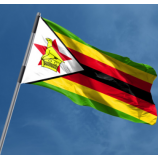 duurzame outdoor nationale vlag 3x5ft hangende vlag van Zimbabwe