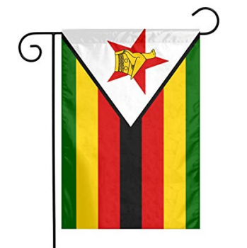 Drapeau de jardin décoratif du Zimbabwe Cour polyester Drapeaux du Zimbabwe