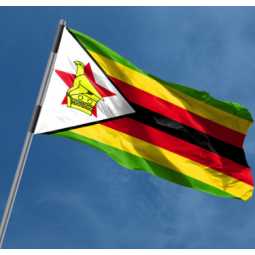 Berufsflaggenlieferant Polyester-Staatsflagge von Simbabwe
