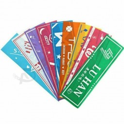 pancarta colorida personalizada tela no tejida impermeable BTS kpop estrellas pancartas de mano