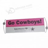 aangepaste scrollen fan banner hand scrollen banner fan roller juichen banner