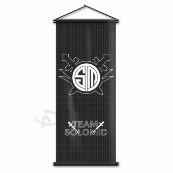 GCustom Wall Flag Hanging Poster Épée Scroll Flag Bannière pour Halloween Noël 45x110cm