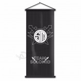gcustom bandera de la pared cartel colgante espada desplazamiento bandera bandera para halloween navidad 45x110cm