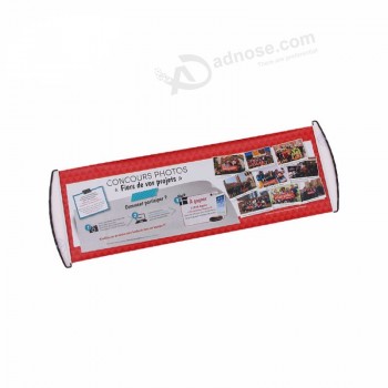 Wholesale custom Event pull out banner custom hand held retractable fan banner