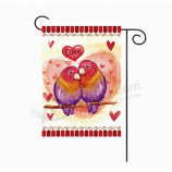 Volant polyester valentines belle maison décoratif jardin drapeau