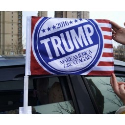 benutzerdefinierte Mini-Trumpf Autofahne Banner mit Autofahnenhalter
