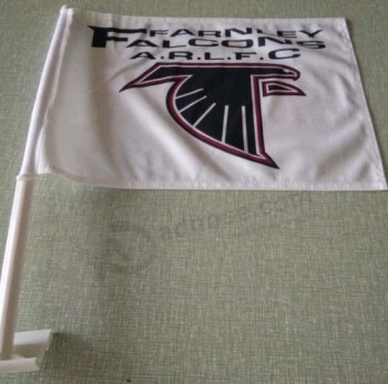 Drapeau de voiture en polyester tricoté 30x45cm avec impression personnalisée