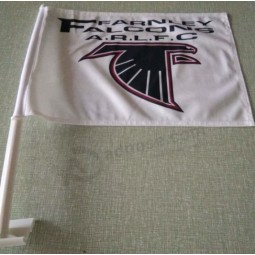 Tejido de poliéster 30x45cm bandera del coche con impresión personalizada