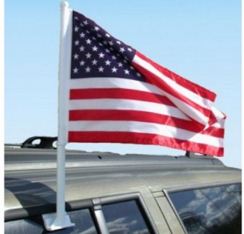 clip della finestra americana degli Stati Uniti sulla bandiera dell'automobile degli SUA