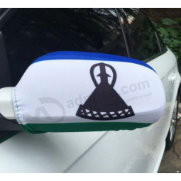 Heat transfer printed flag chrome side mirror covers