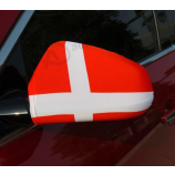 赤い色の弾力性のあるスイス国車ミラーフラグカバー